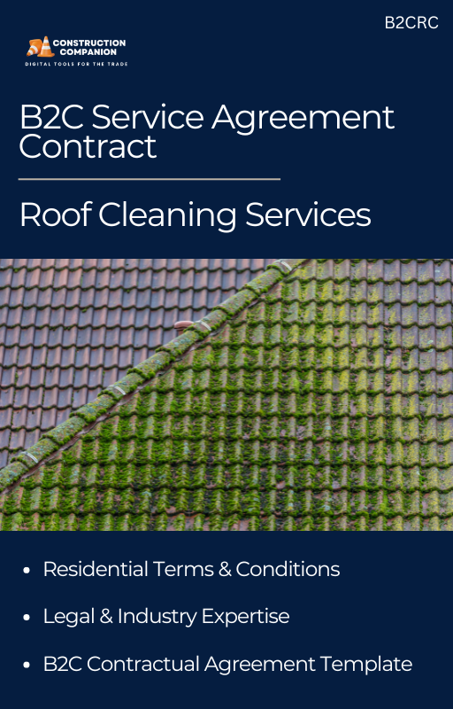 Service Agreement Contract Template : Roof Cleaning Services