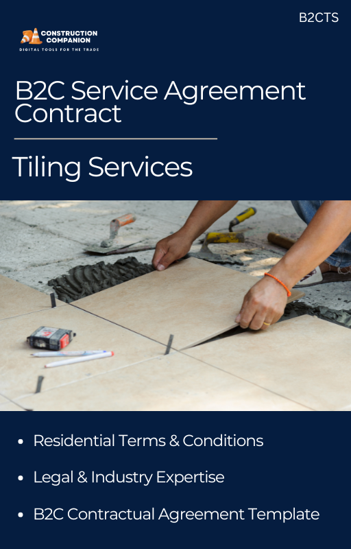 Service Agreement Contract : A Template Designed for Tilers