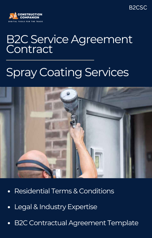 Spray Coating Services Contract Template - Made For The Trade