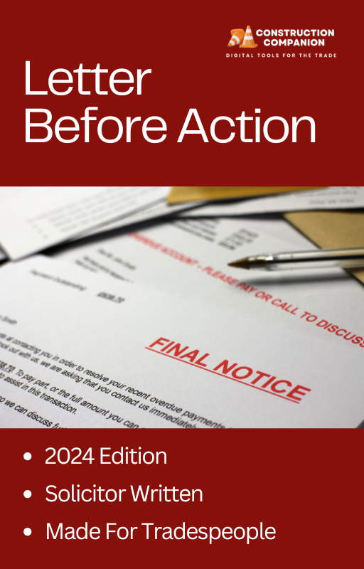 Free Letter Before Action Template for UK Trades – Used to Recover Unpaid Invoices from Clients (Editable Word Format)