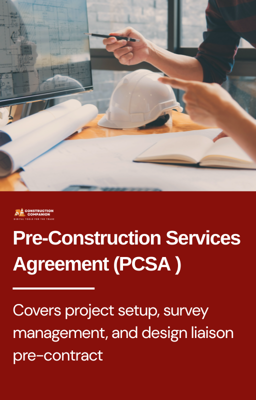Pre-Construction Services Agreement (PCSA )