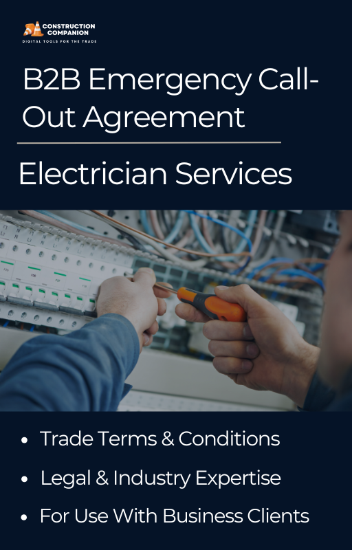B2B Emergency Call-Out Agreement Template for Electricians (UK | Commercial Clients)