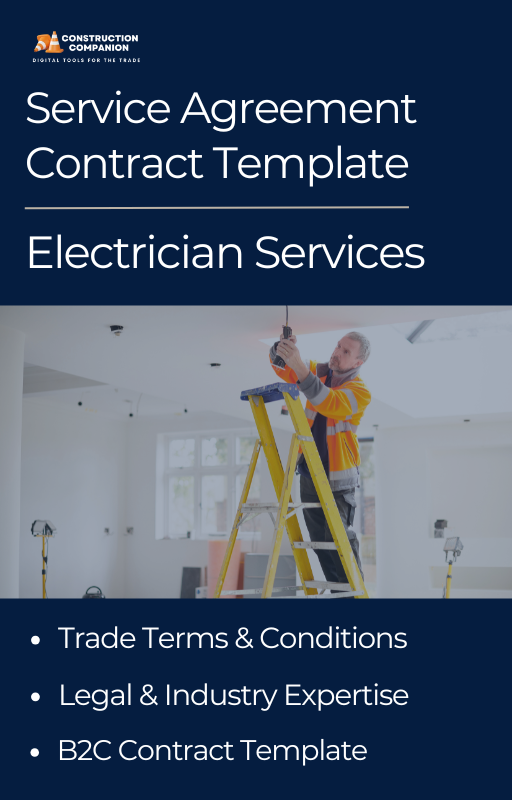Service Agreement Contract : Made for Electricians