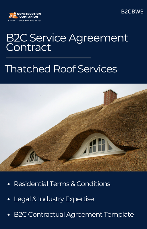 Thatched Roofing Service Agreement Contract Template