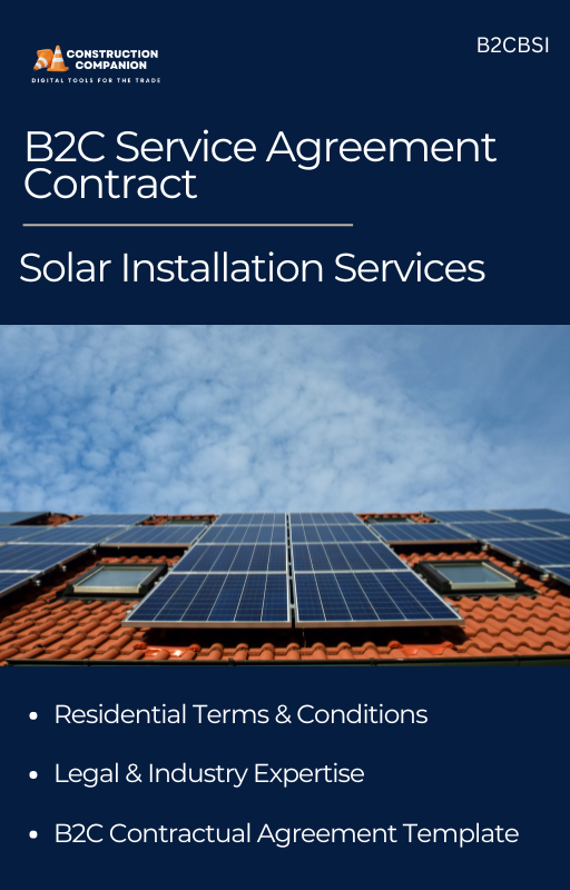 Solar Panel Installation Contract Template