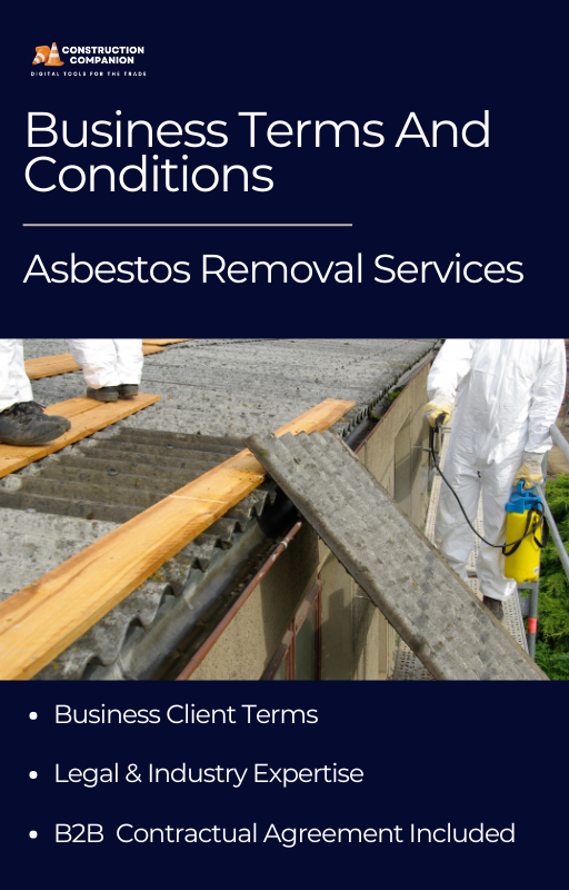 B2B Asbestos Removal Terms And Conditions