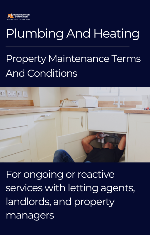 B2B Plumbing & Heating Service Agreement – For Use With Letting Agents & Landlords