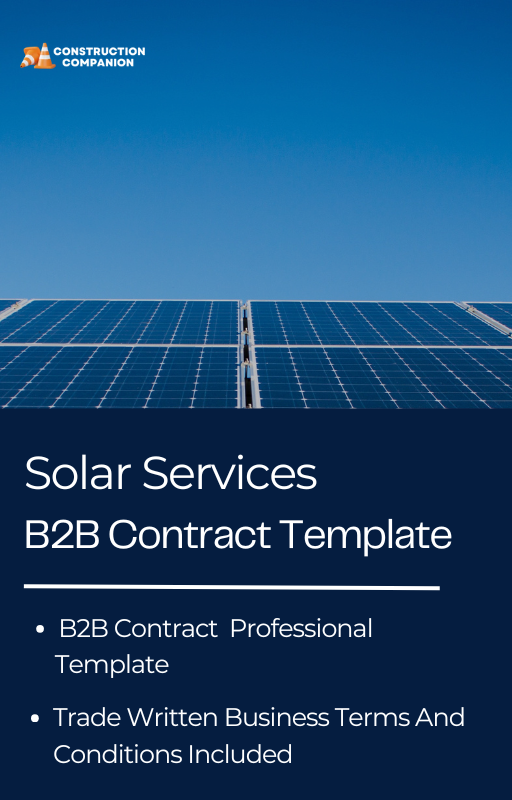B2B Solar Installation Contract Template