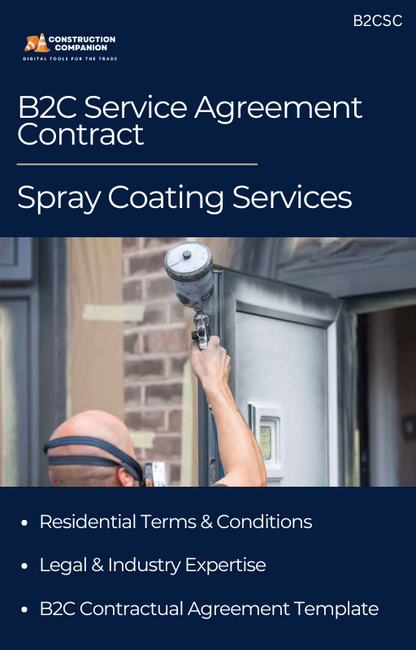 Spray Coating Services Contract Template - Made For The Trade