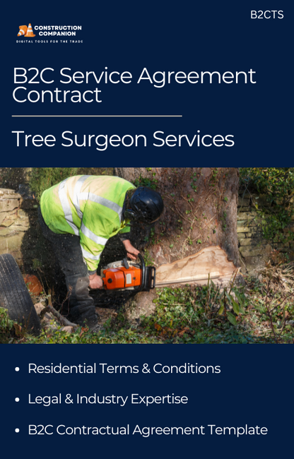 Service Agreement contract : A Template for Tree Surgeon services