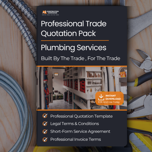 Plumbing & Heating Terms & Conditions | Quote Template Pack