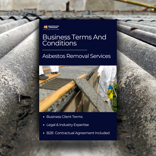 B2B Asbestos Removal Terms And Conditions