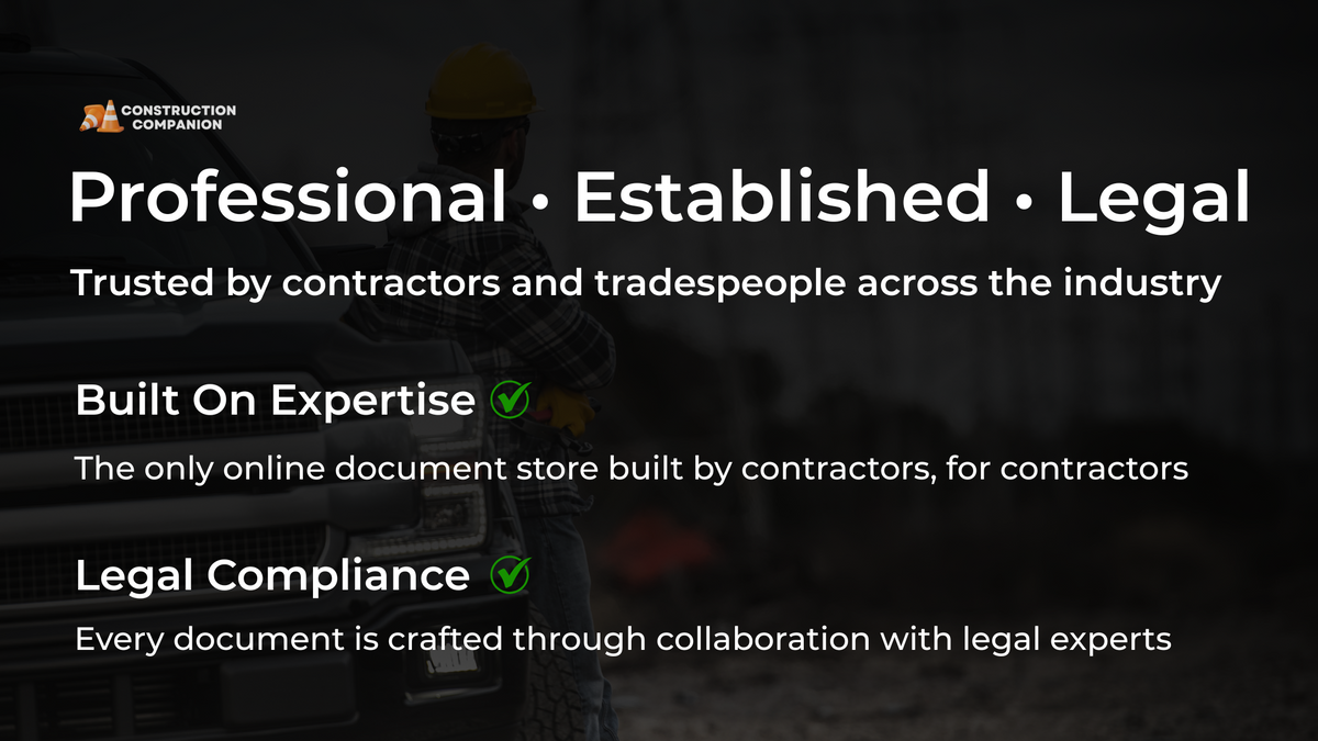 How we Make Our Contracts – Construction Companion