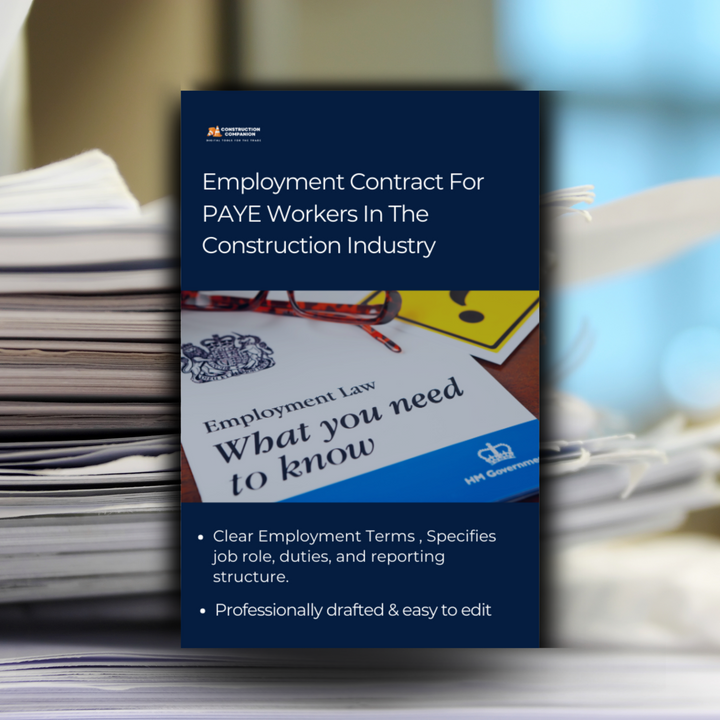 Employment Contract for PAYE Workers in Construction