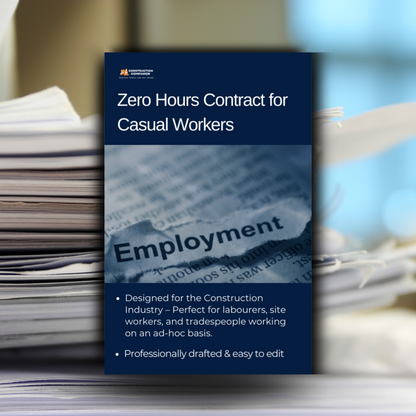 Zero Hours Contract for Casual Construction Workers