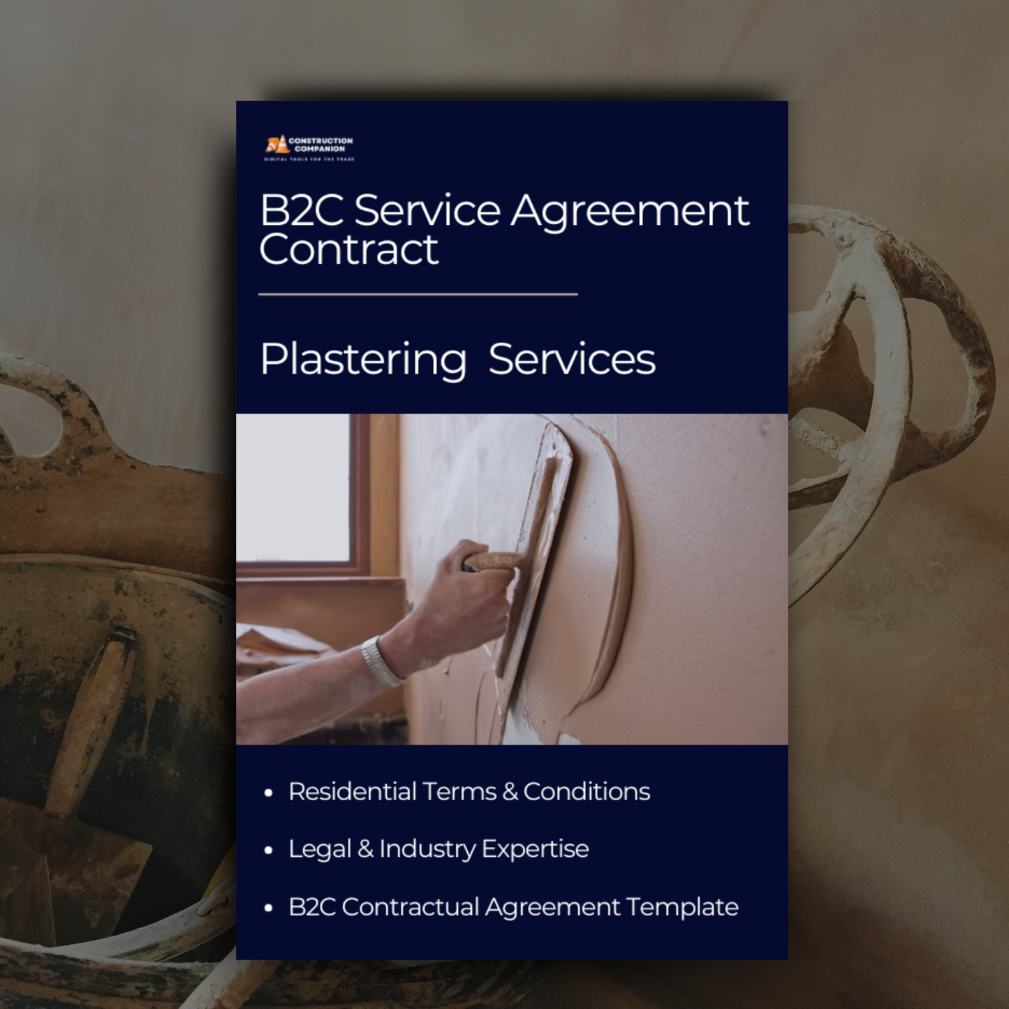B2C Service Agreement Contract Template : Plastering Services