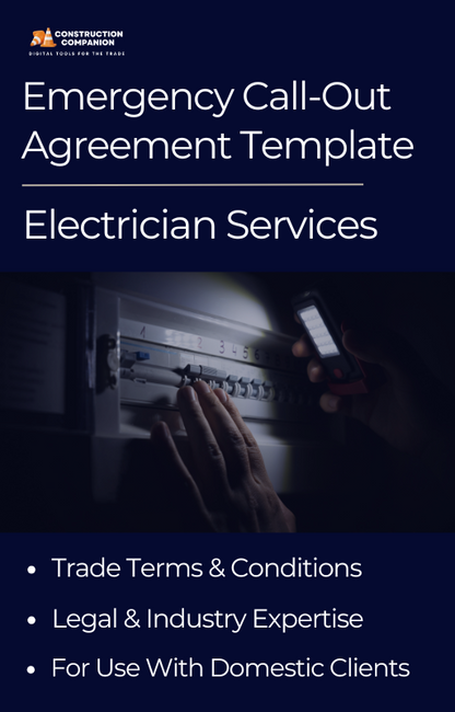 Emergency Call-Out Agreement Template for Electricians (UK | Domestic Clients)