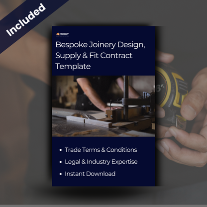 Contract Templates : Service Agreements Designed for Carpenters and Joiners