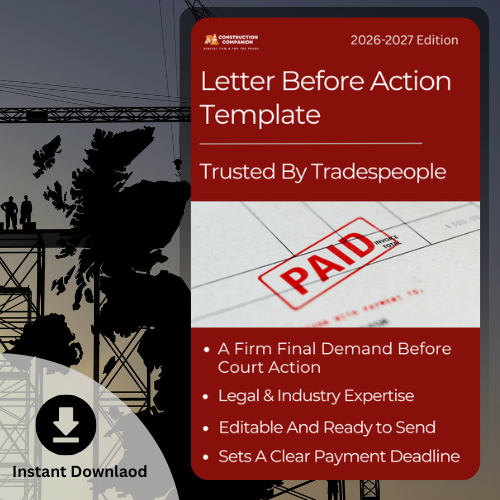 Letter Before Action Template