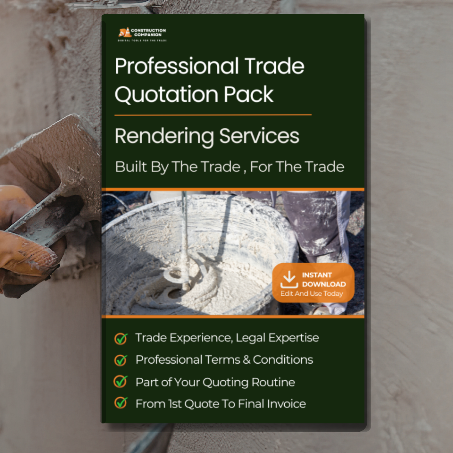 Rendering Quote Pack | Terms & Conditions, Agreement & Invoice Terms