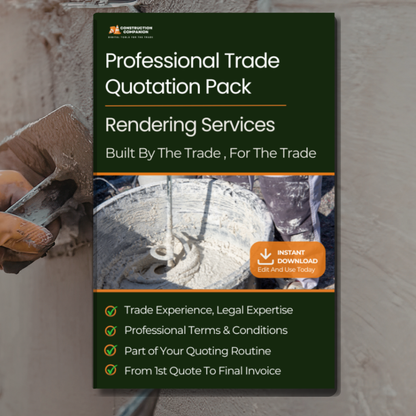 Rendering Quote Pack | Terms & Conditions, Agreement & Invoice Terms