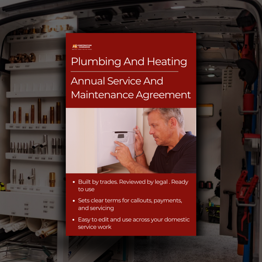Plumbing & Heating : Annual Service & Maintenance Agreement – Domestic Customers