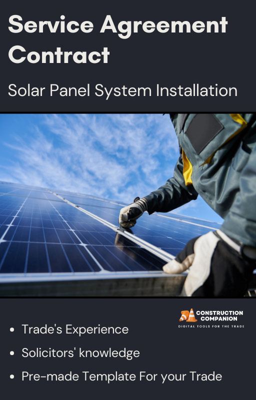 Solar Panel Contrac Form.pdf Solar Panel Installation Contract Template – Construction Companion