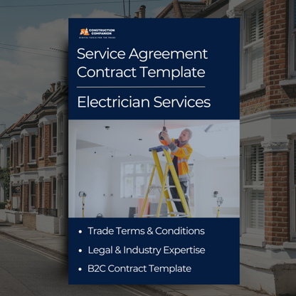 Service Agreement Contract : Made for Electricians